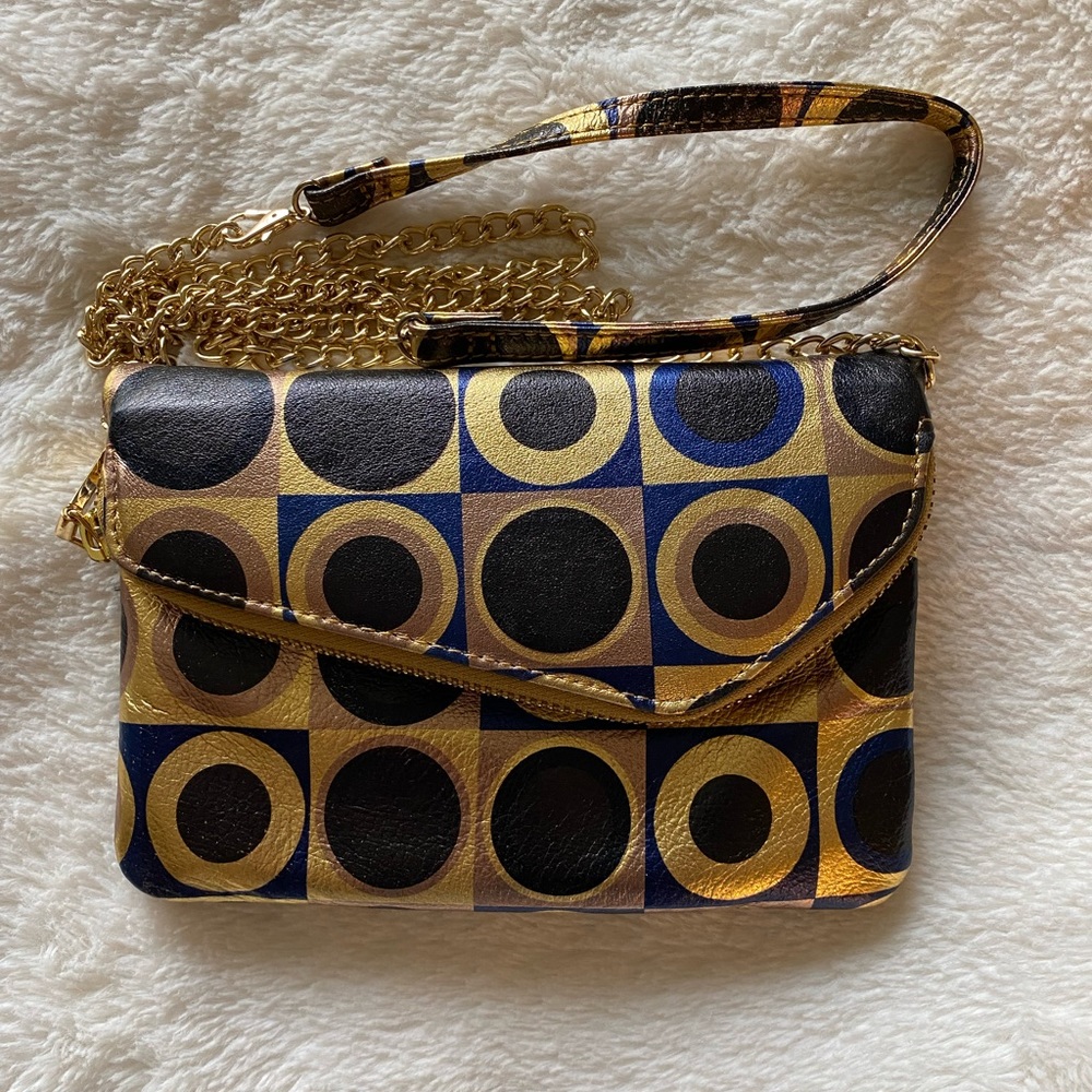 HOBO crossbody wristlet clutch leather NWOT